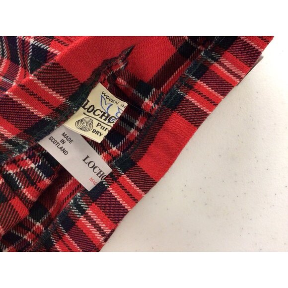 Lochcarron Plaid Wool Skirt Authentic Tartan Kilt Made In Scotland Women Small - Picture 2 of 8